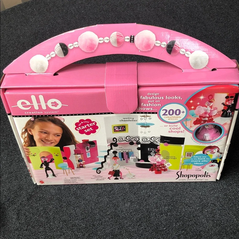 Ello Creation System Fun & Easy Shopopolis Starter 200+ Rebuildable Pieces Toy